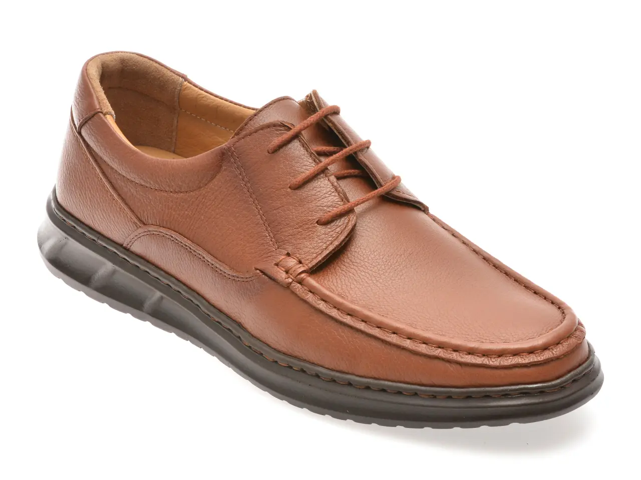 Mocasini SHOWMAN maro, SH4102, din piele naturala