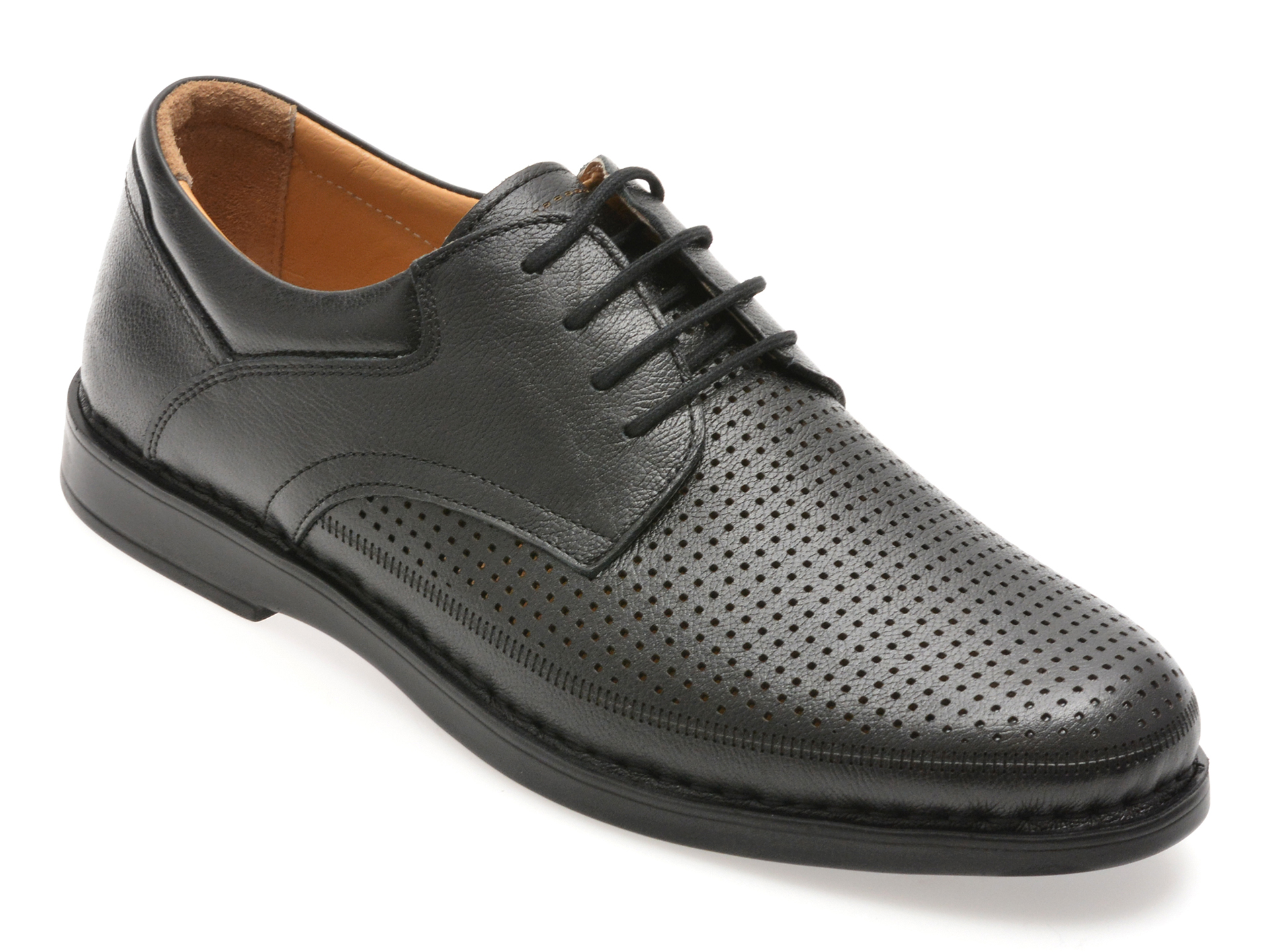 Pantofi SHOWMAN negri, SH5001, din piele naturala