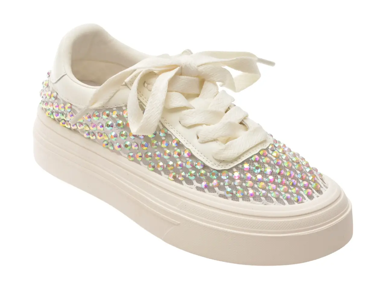 Pantofi sport FLAVIA PASSINI albi, 828, din material textil