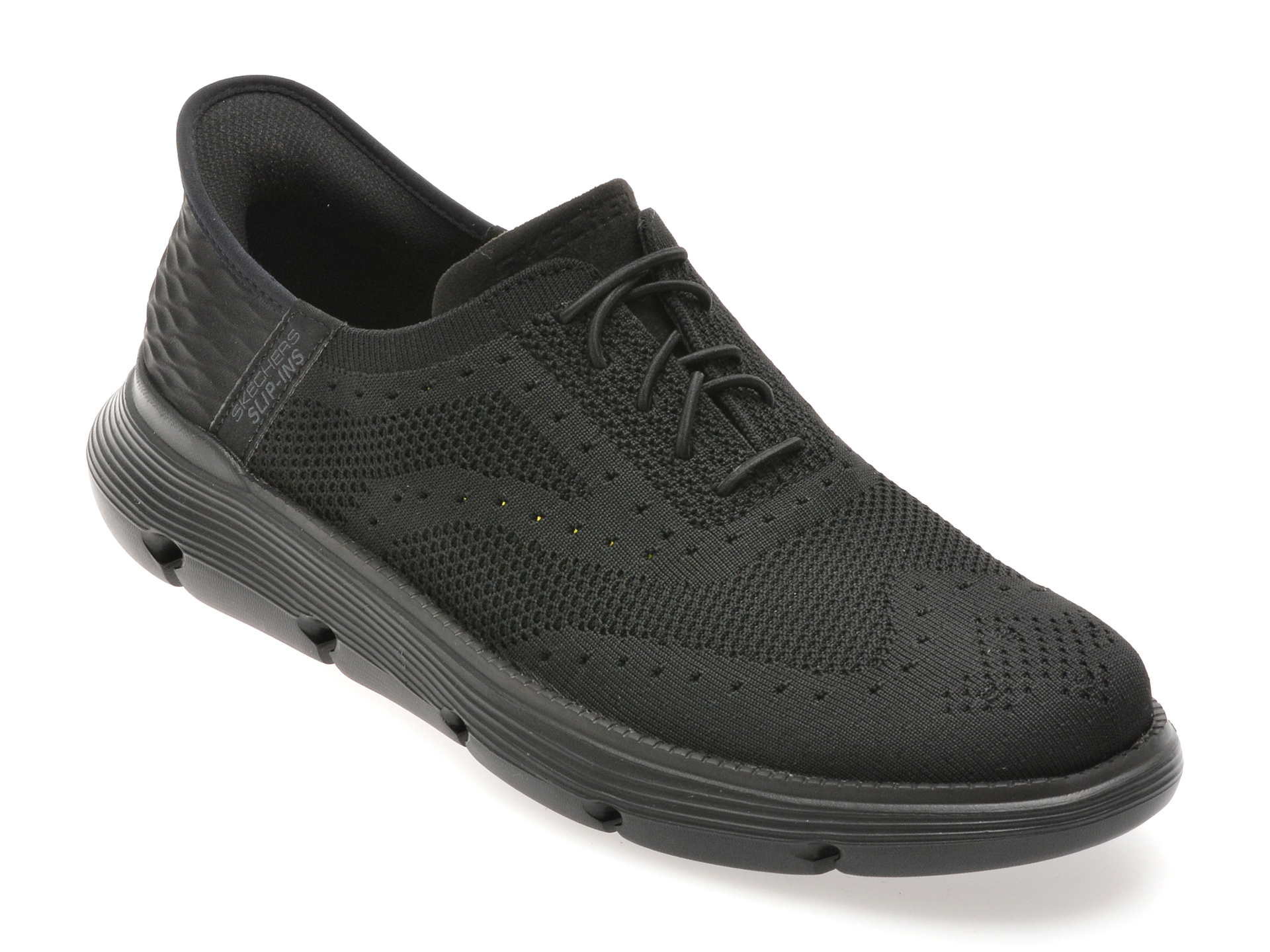 Pantofi sport SKECHERS negri, GARZA, din material textil
