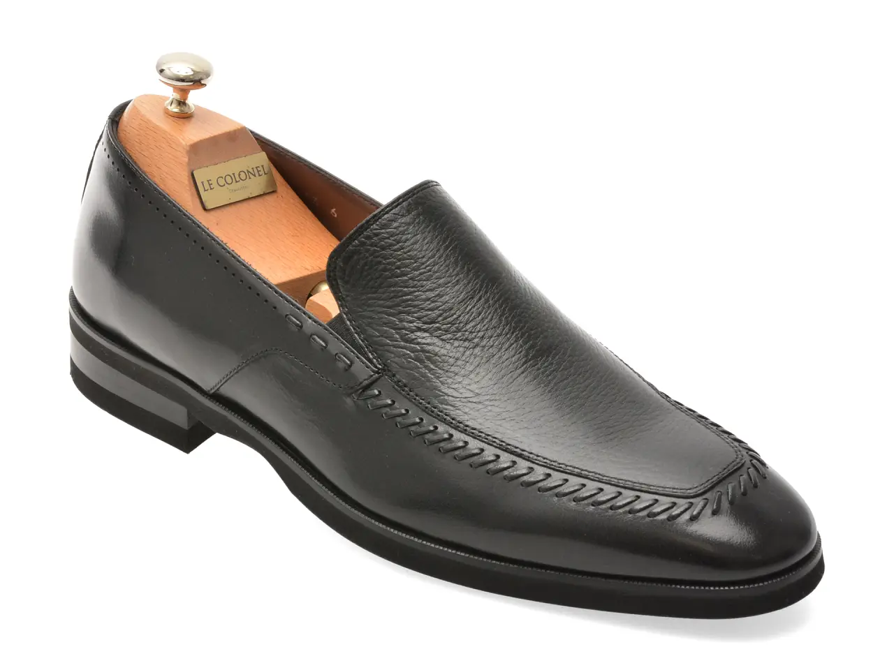 Mocasini eleganti LE COLONEL negri, 487123, din piele naturala
