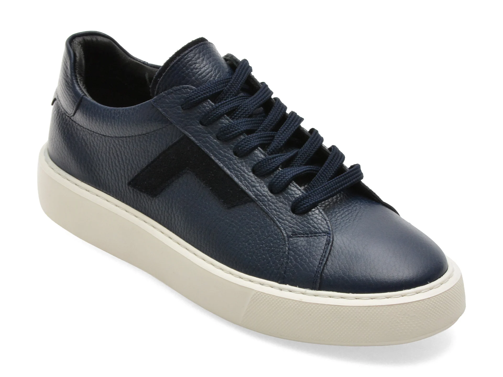 Pantofi sport BITE THE BULLET bleumarin, WB004, din piele naturala