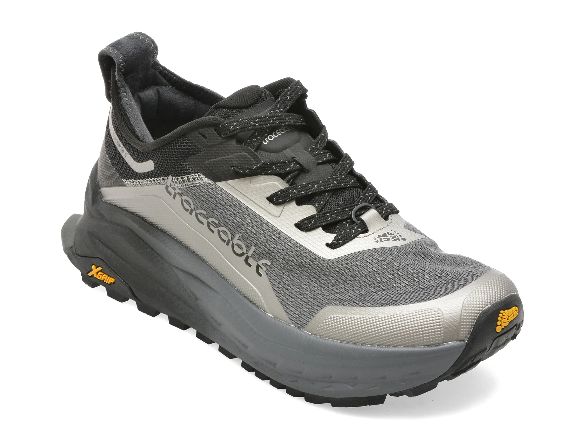 Pantofi sport TRACEABLE gri, 6661, din material textil