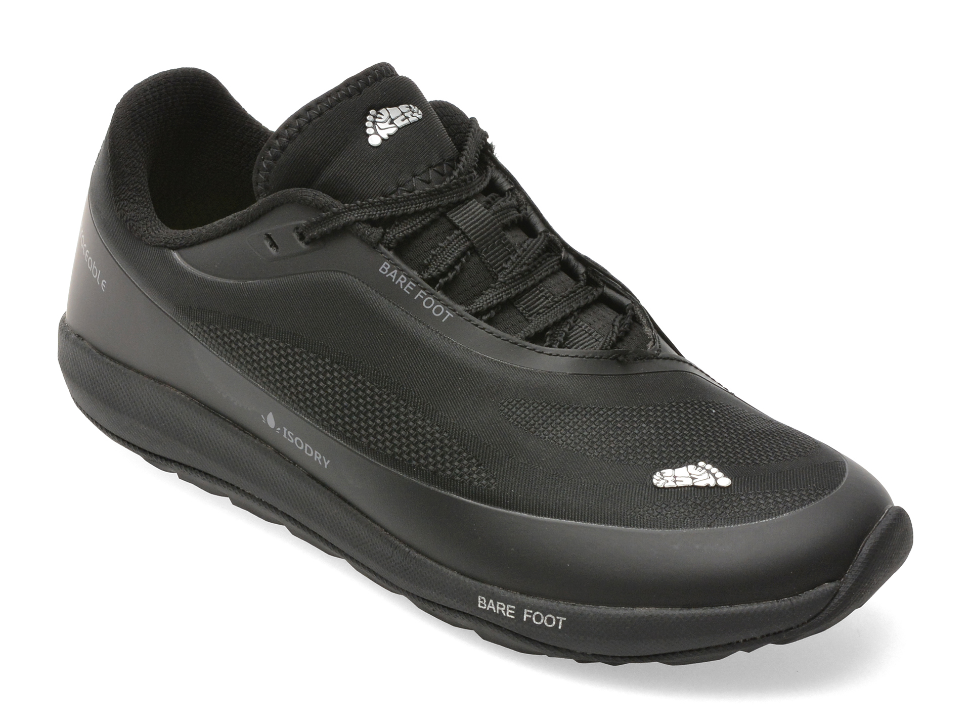 Pantofi sport TRACEABLE negri, 6692, din material textil