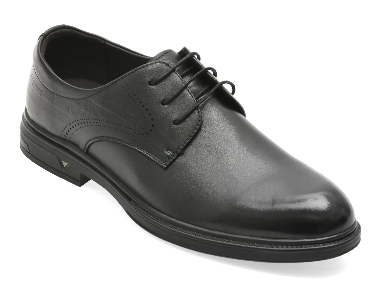 Pantofi eleganti EPICA negri, 55093, din piele naturala