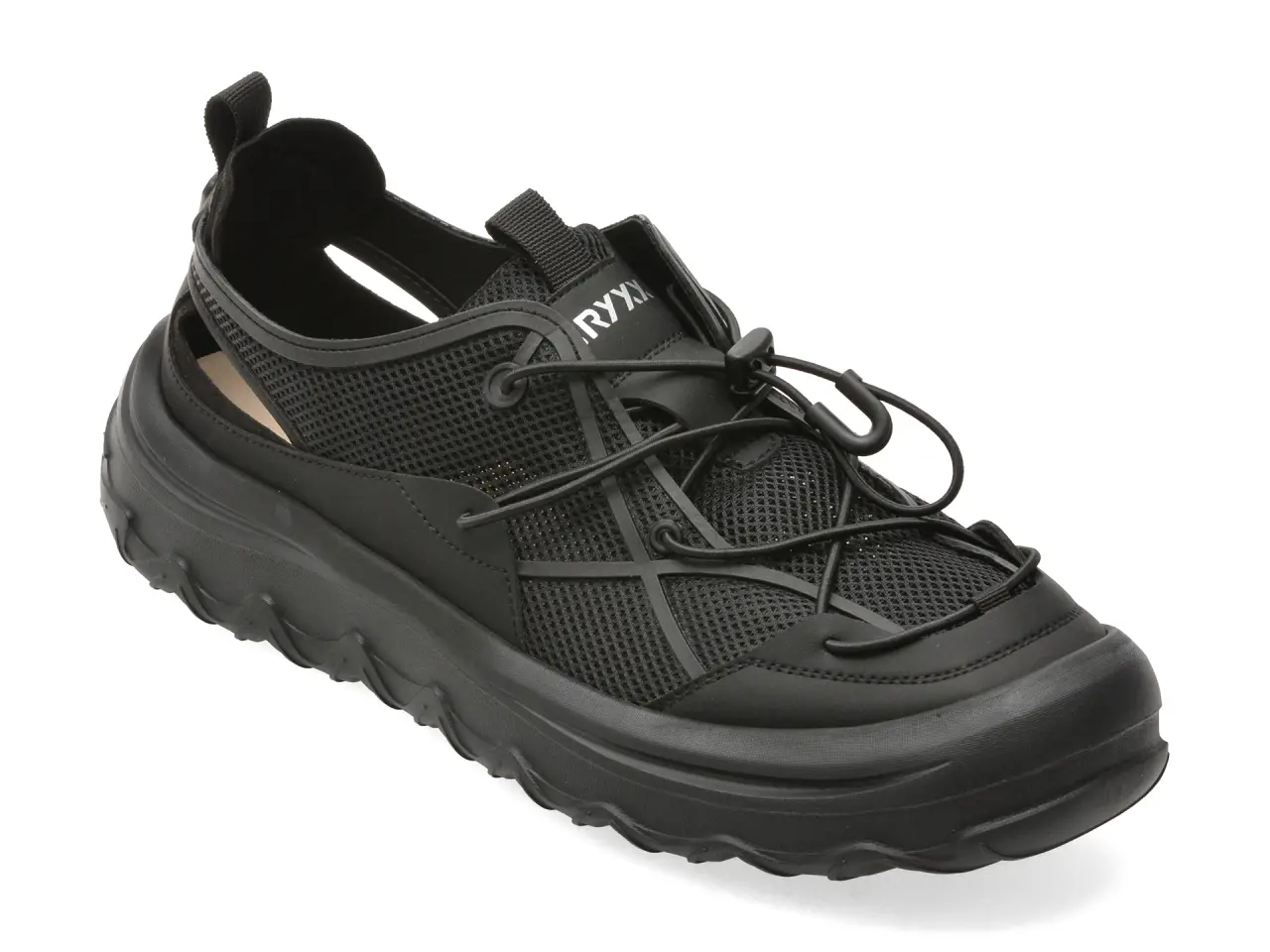 Pantofi sport GRYXX negri, 9232, din material textil