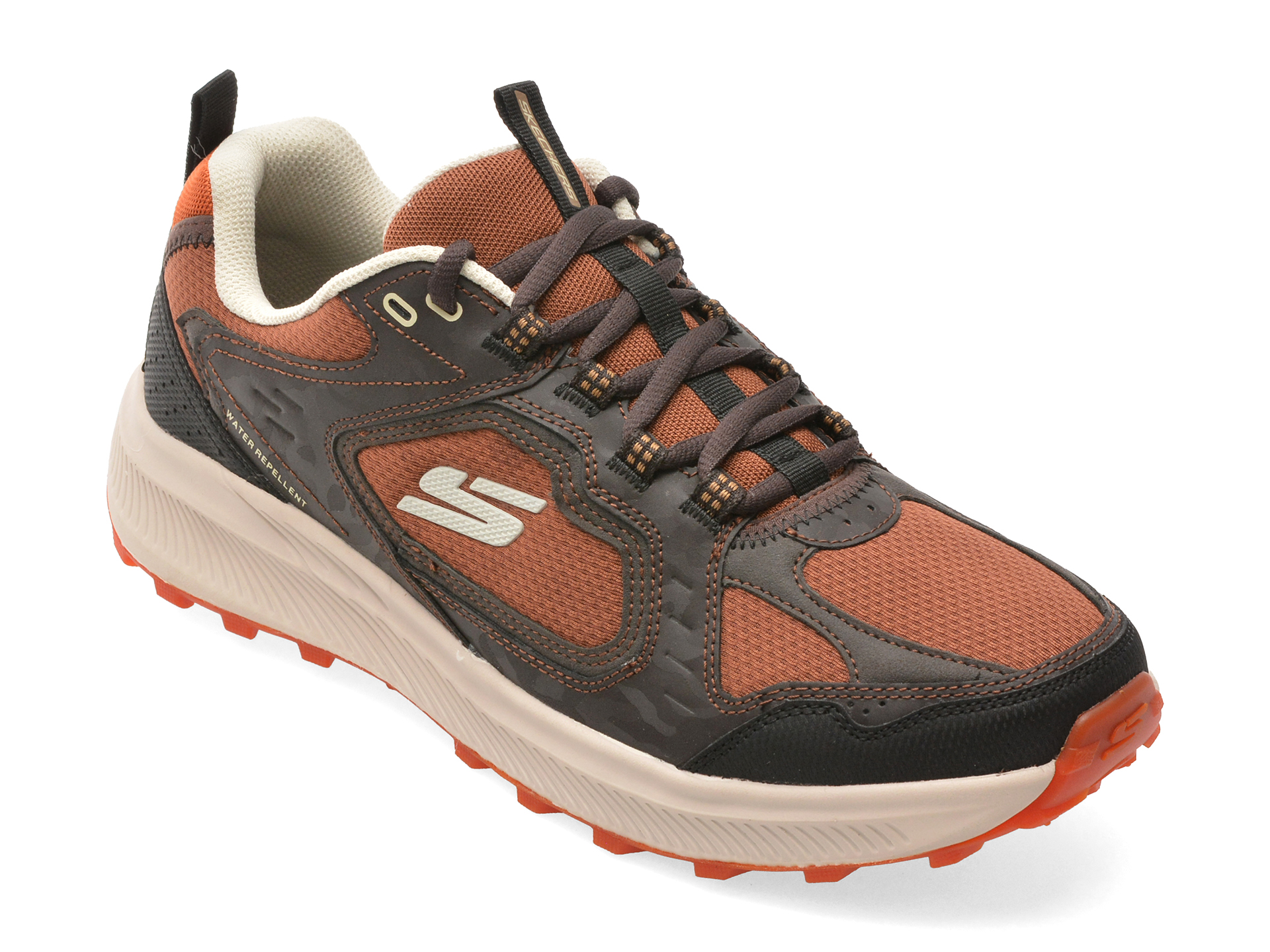 Pantofi sport SKECHERS maro, RIDGESTAR, din material textil