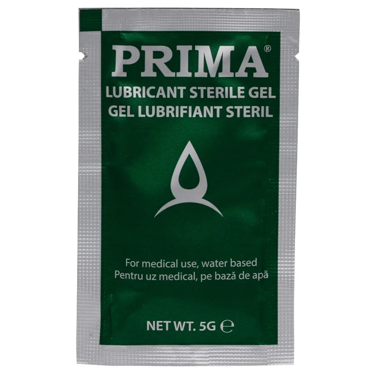 Gel lubrifiant steril PRIMA, pentru uz medical, 5g, 100 bucati