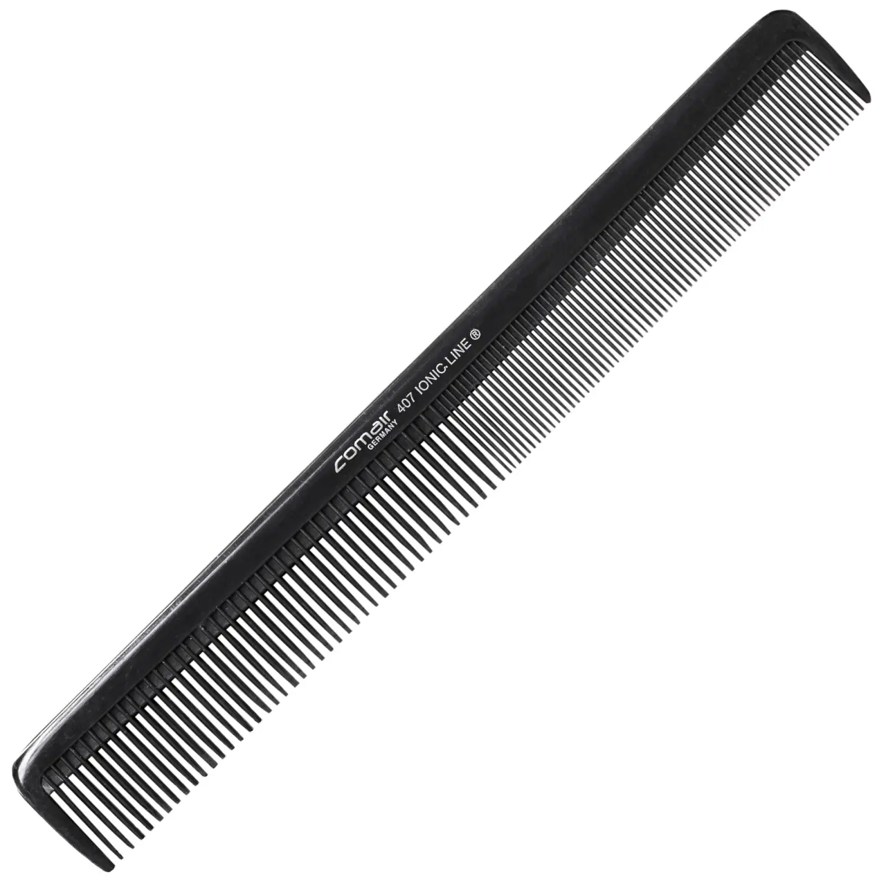 Pieptene ionic antistatic pentru barbati, din plastic, negru, 21 cm, uz profesional si personal