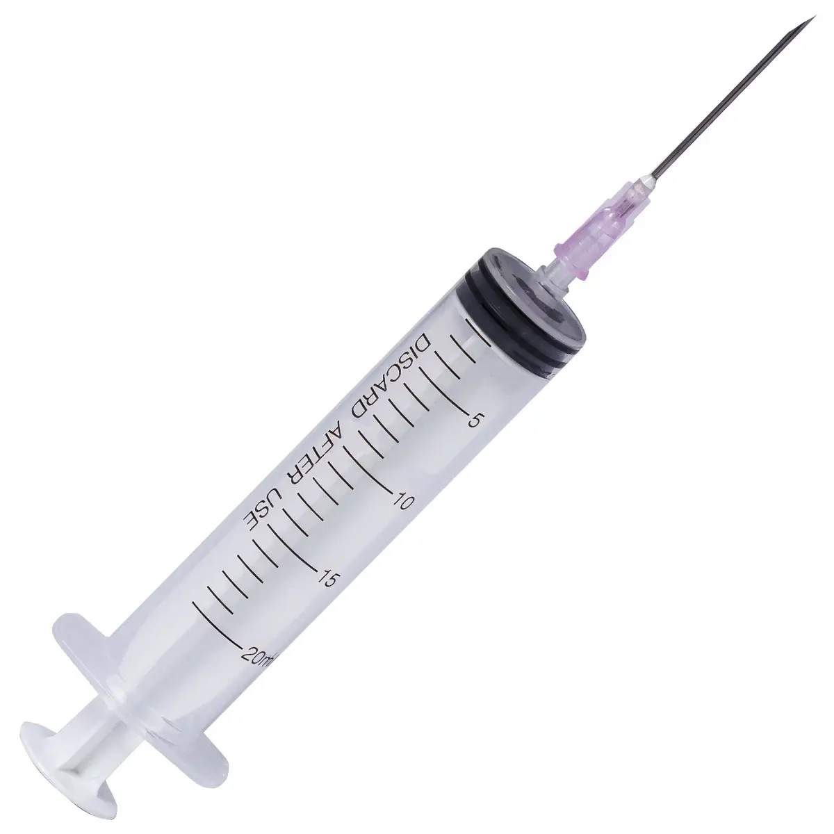 Seringi Luer Slip 20ml, PRIMA, cu ac roz, 50 bucati