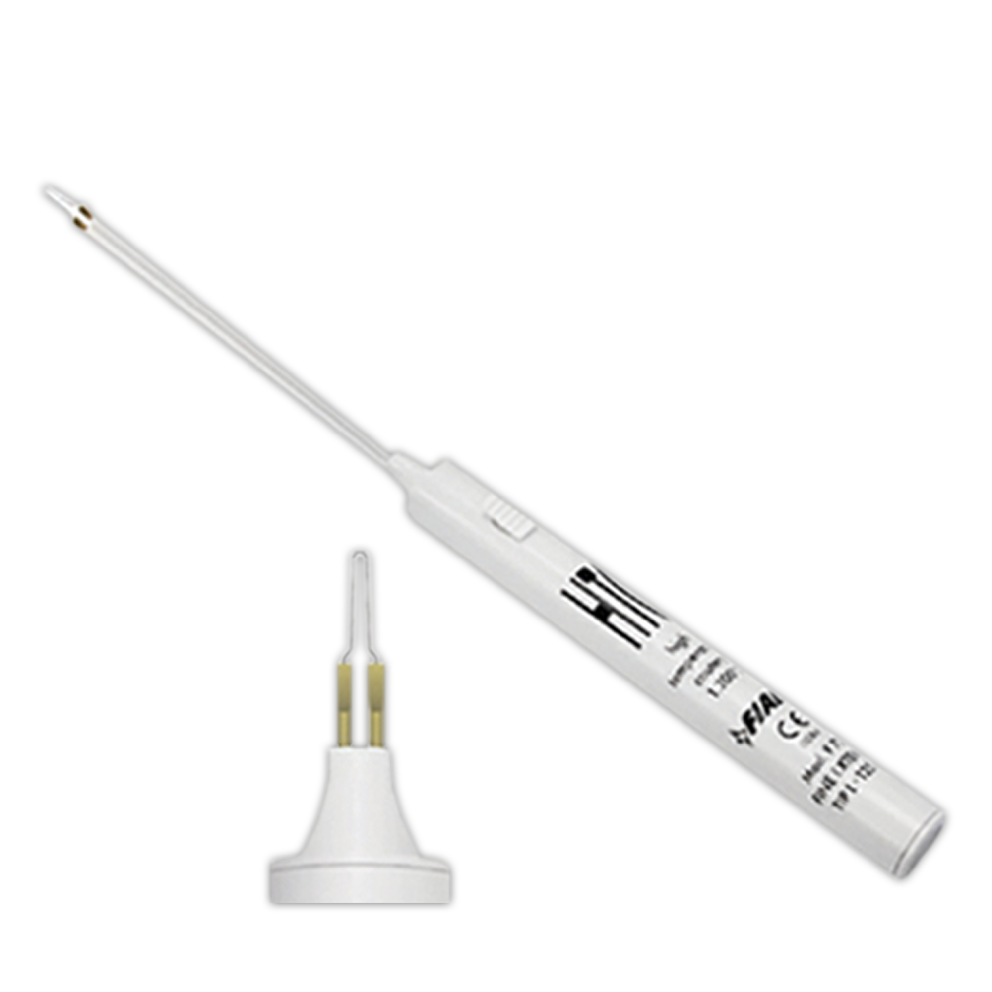 Electrocauter bipolar F7277, de unica folosinta, 1200°C, varf fin extra lung pentru interventii complexe, 125x290mm