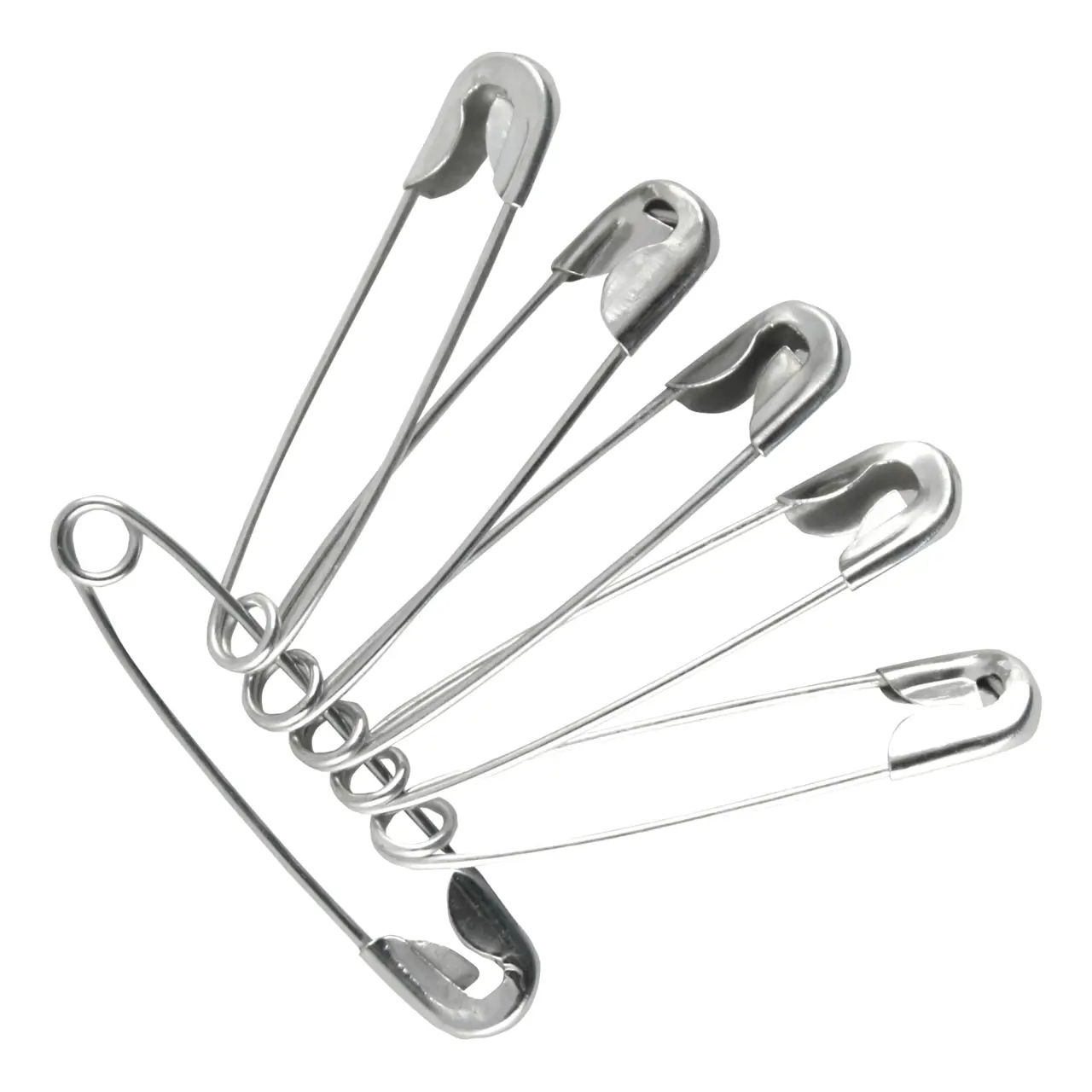 Ace de siguranta inox, 4 cm, PRIMA, 6 buc/set