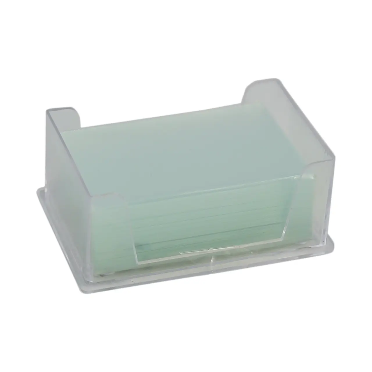 Lamele acoperire microscop din sticla, nesterile, 20x20 mm, grosime 0.3 - 0.17 mm, dreptunghiulare, margini lustruite, pentru laborator si educational, in cutie plastic, 1000 buc, PRIMA