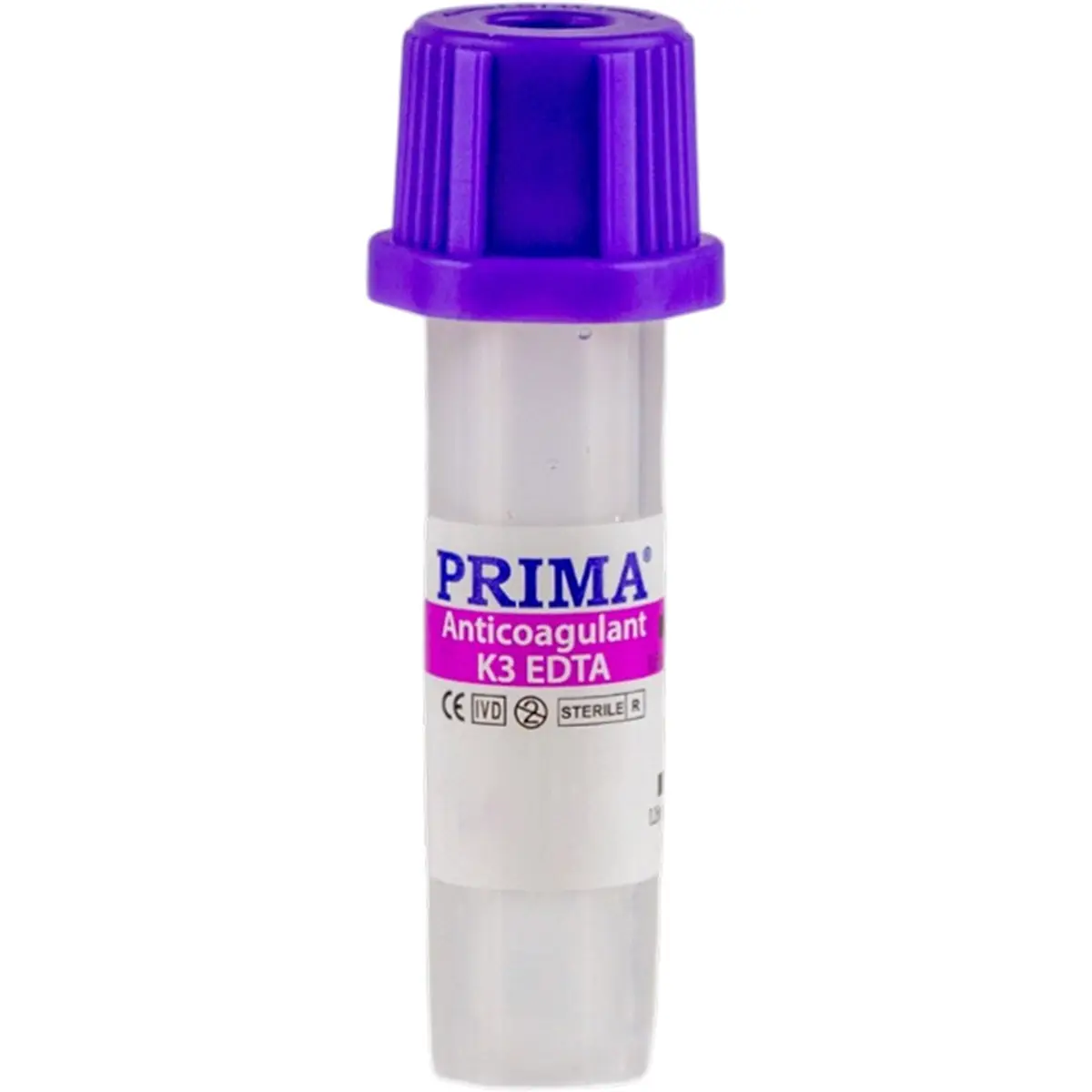 Microtainer Hematologie 0.5 ml, Capac Violet, EDTA K3, Tub pentru Colectare Sange Capilar, PRIMA, 50 bucati