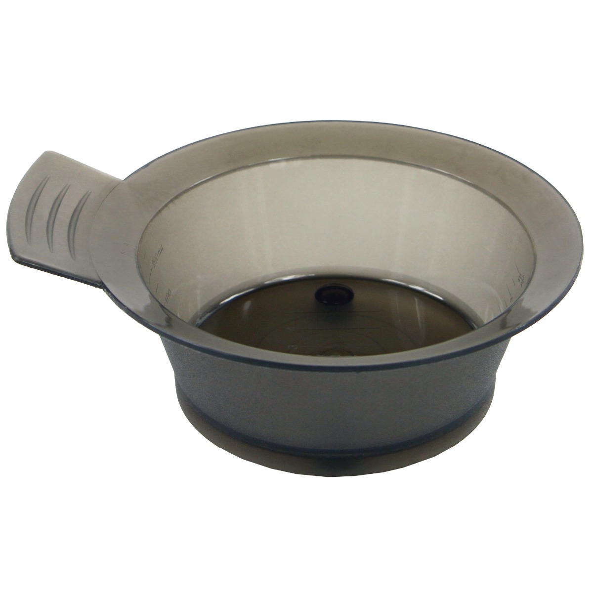 Bol fumuriu de plastic cu maner pentru vopsea, 200 ml