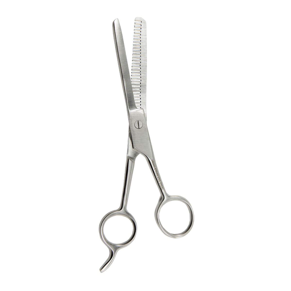 Foarfeca pentru filat parul pe o parte, din inox, PRIMA, 15.5cm