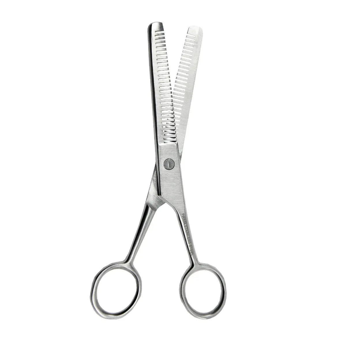 Foarfeca pentru filat parul pe 2 parti, din inox, PRIMA, 16cm