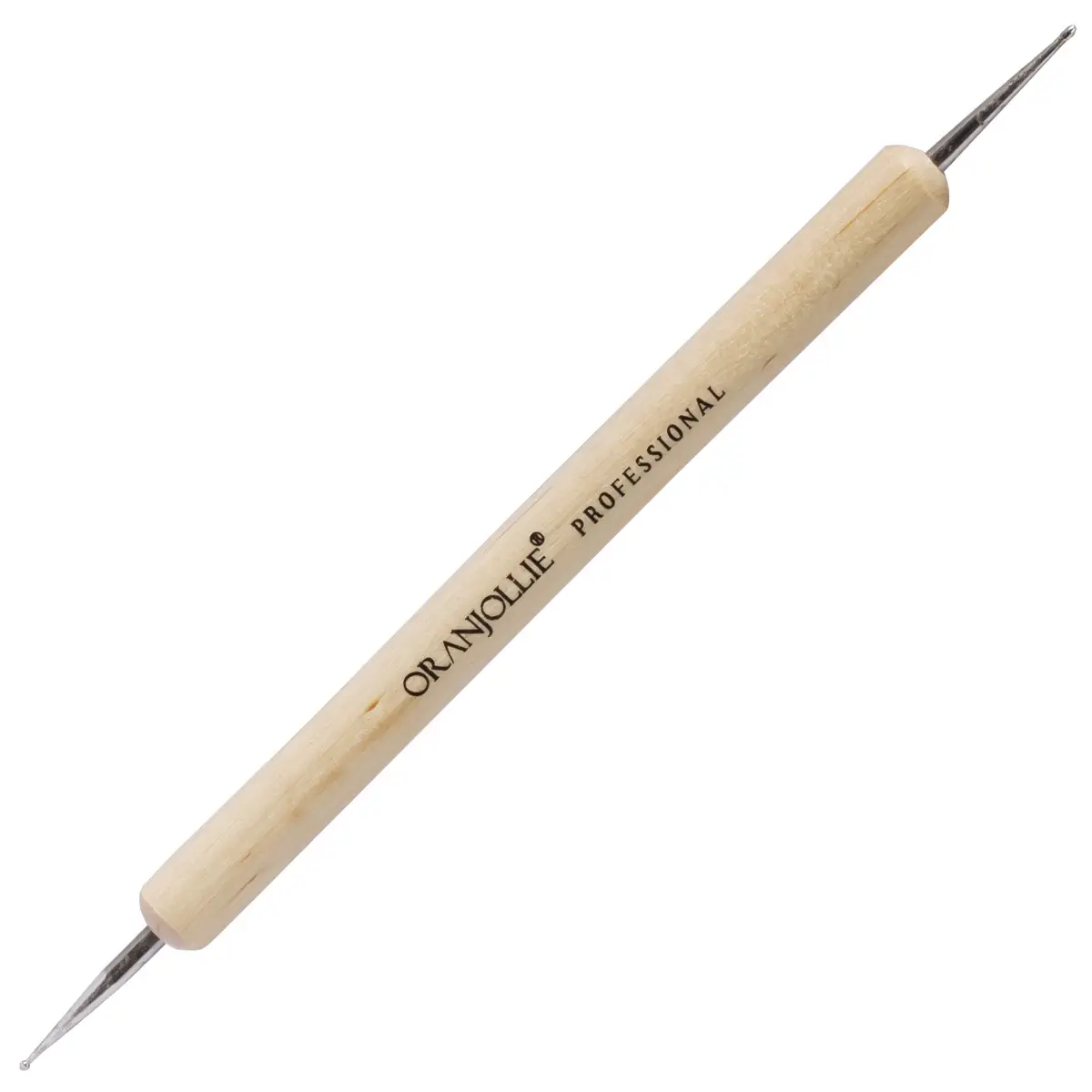 Aplicator decoratiuni unghii cu 2 capete, 13cm, crem