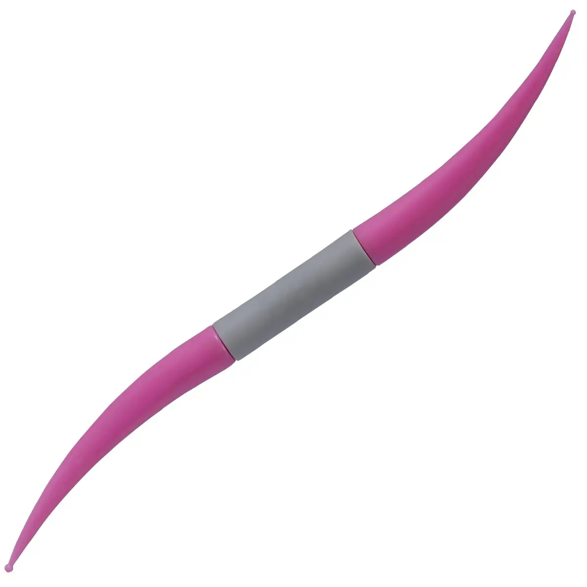Instrument aplicare gel de unghii, 14cm, roz