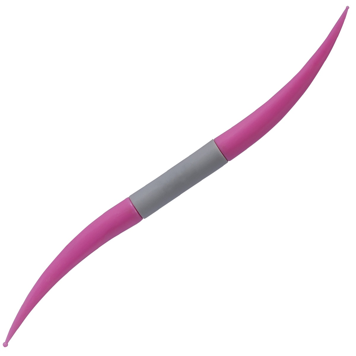 Instrument aplicare gel de unghii, 14cm, roz