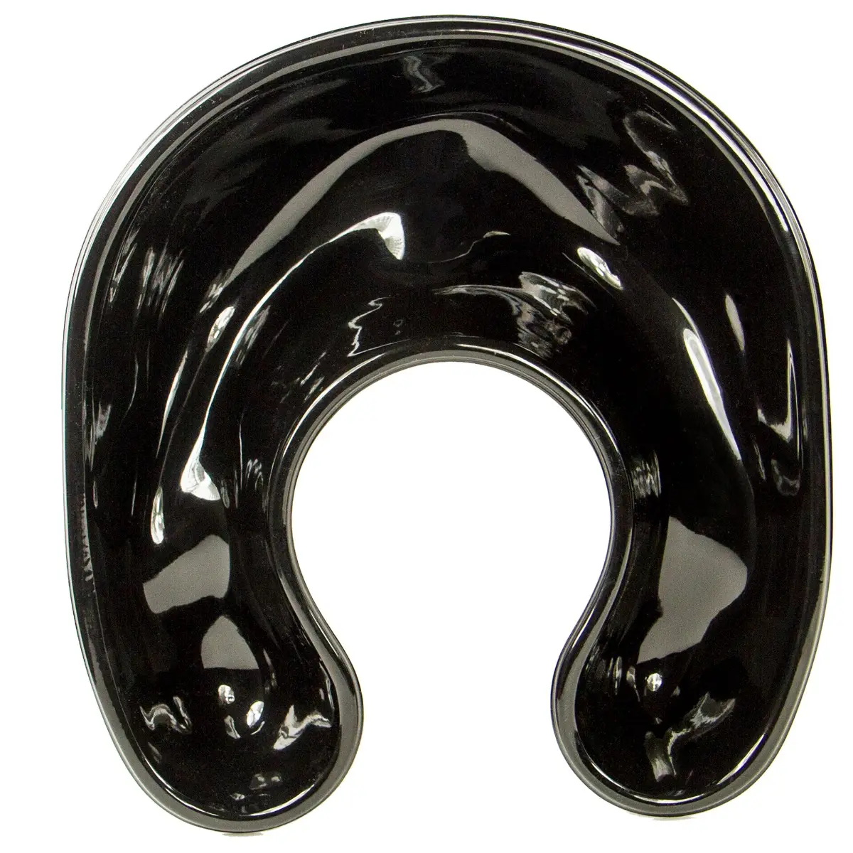 Guler scafa coafor, din plastic, pentru scurgere solutii vopsire par, negru, 264 x 260 x 68 mm