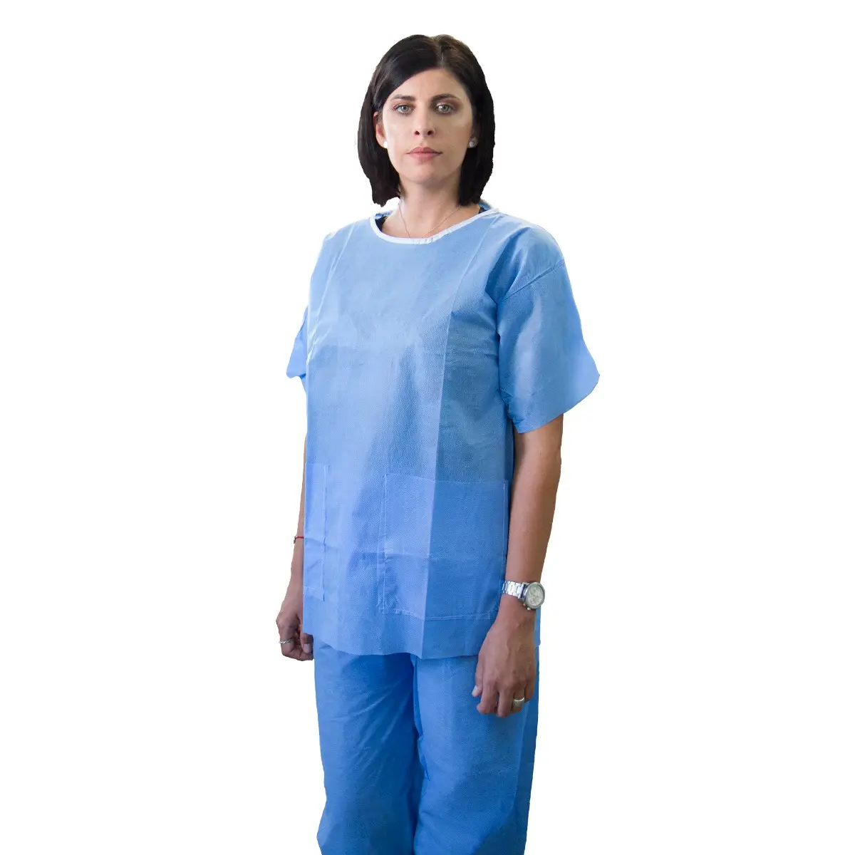 Costum pijama unica folosinta, PRIMA, albastru, marimea XL