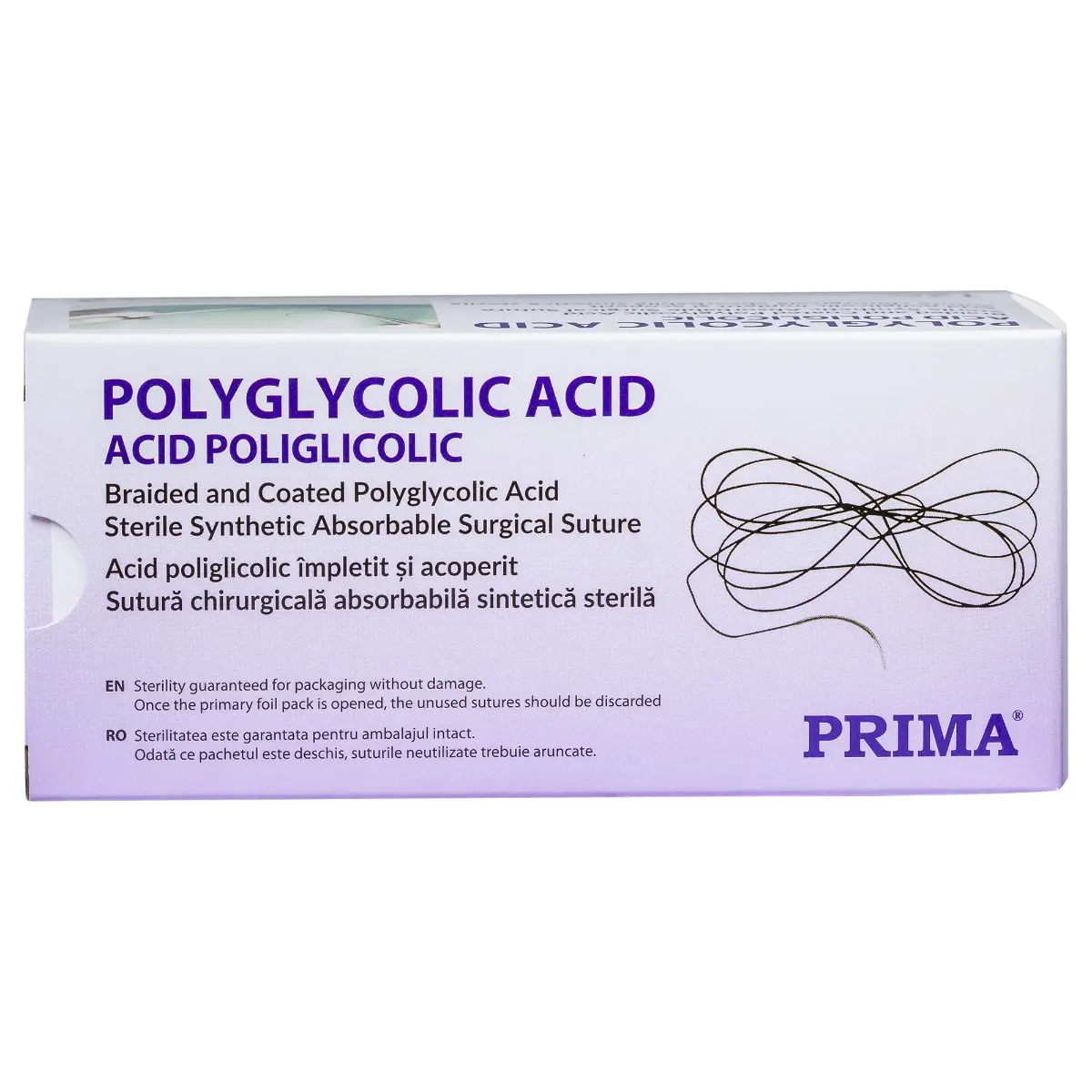 Sutura chirurgicala acid poliglicolic PRIMA 150cm fara ac USP 3/0