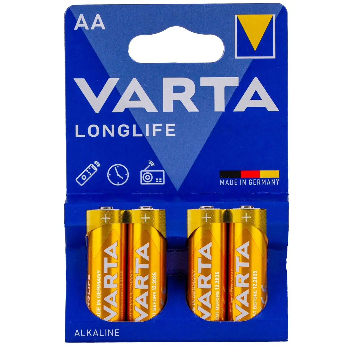 Baterie VARTA LR06 AA, alcalin-mangan, 1.5V, 2900 mAh, 4 buc