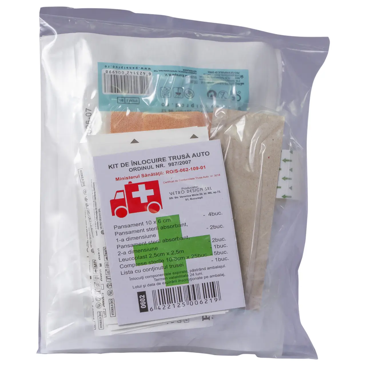 Kit inlocuire trusa medicala auto PRIMA