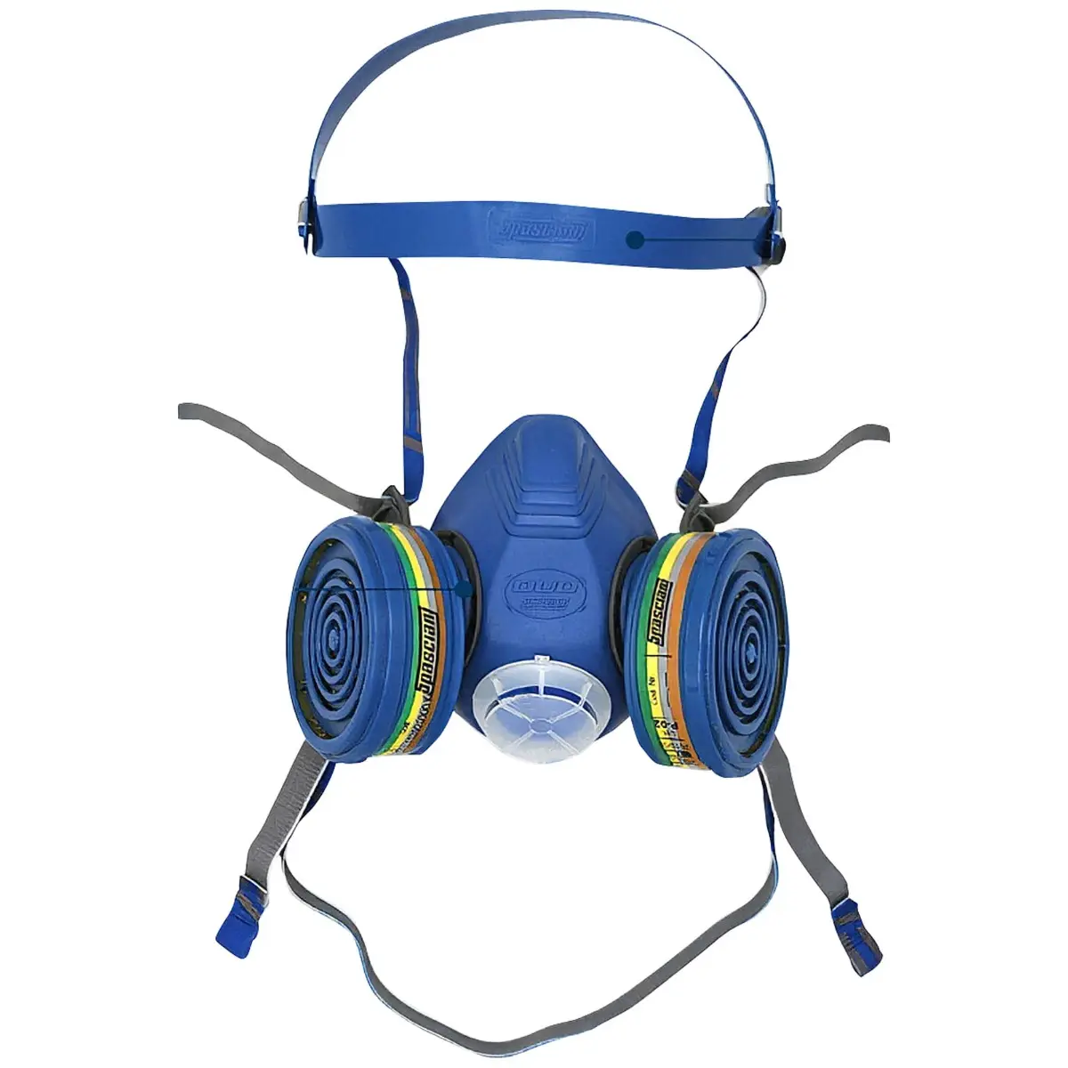 Semimasca pentru protectie, fara filtre, albastra