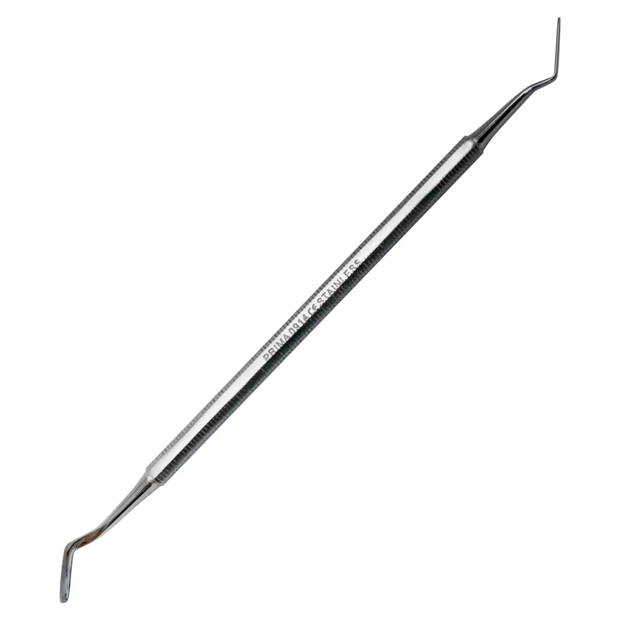Spatula bucala din inox, PRIMA, cu 2 capete, 17cm