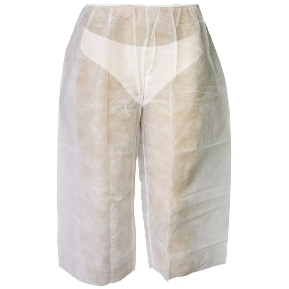 Pantaloni PPSB, de unica folosinta, PRIMA, alb/albastru, 58x78cm
