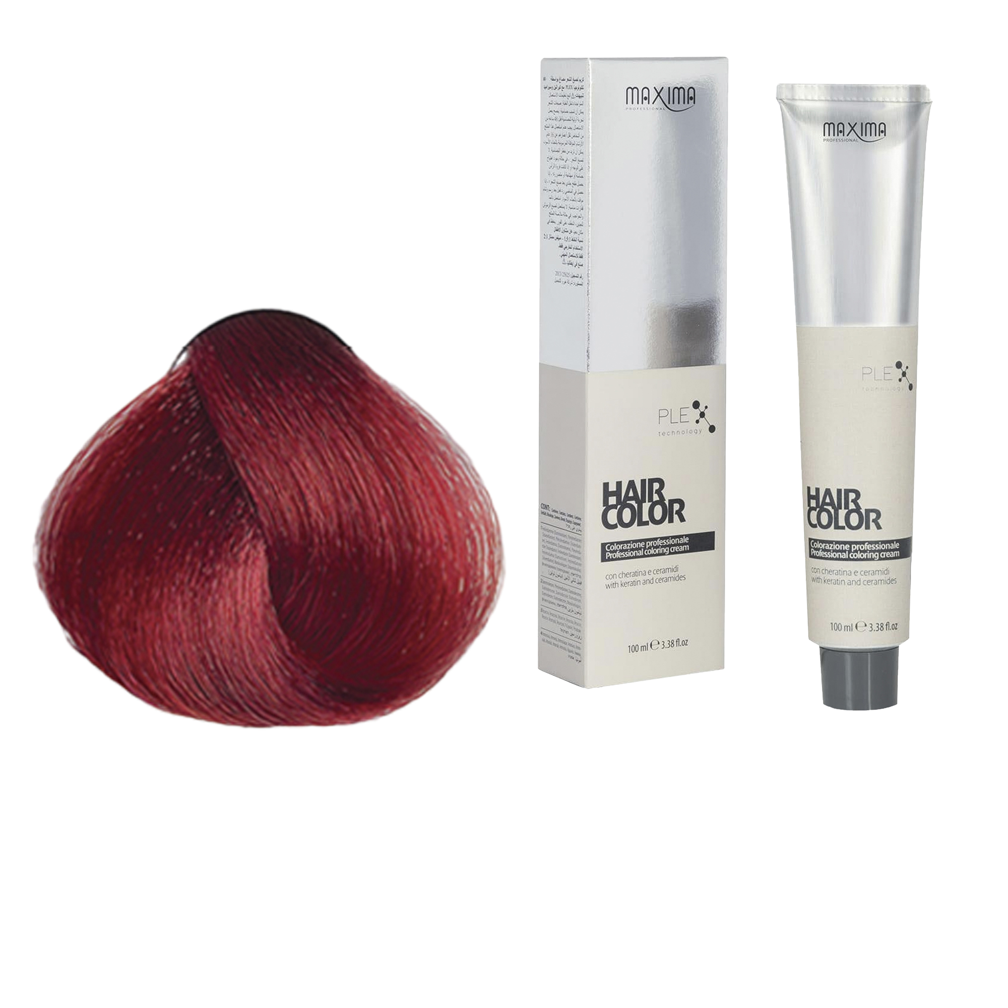 Vopsea profesionala de par, Mixton Rosu, MAXIMA, 100ml
