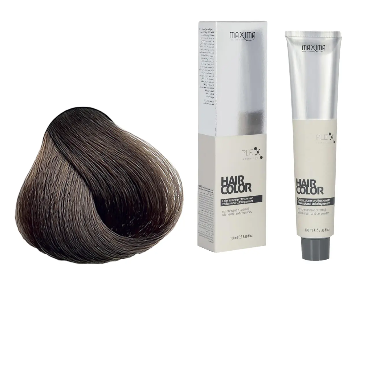 Vopsea profesionala de par, 6 Blond inchis, MAXIMA, 100ml