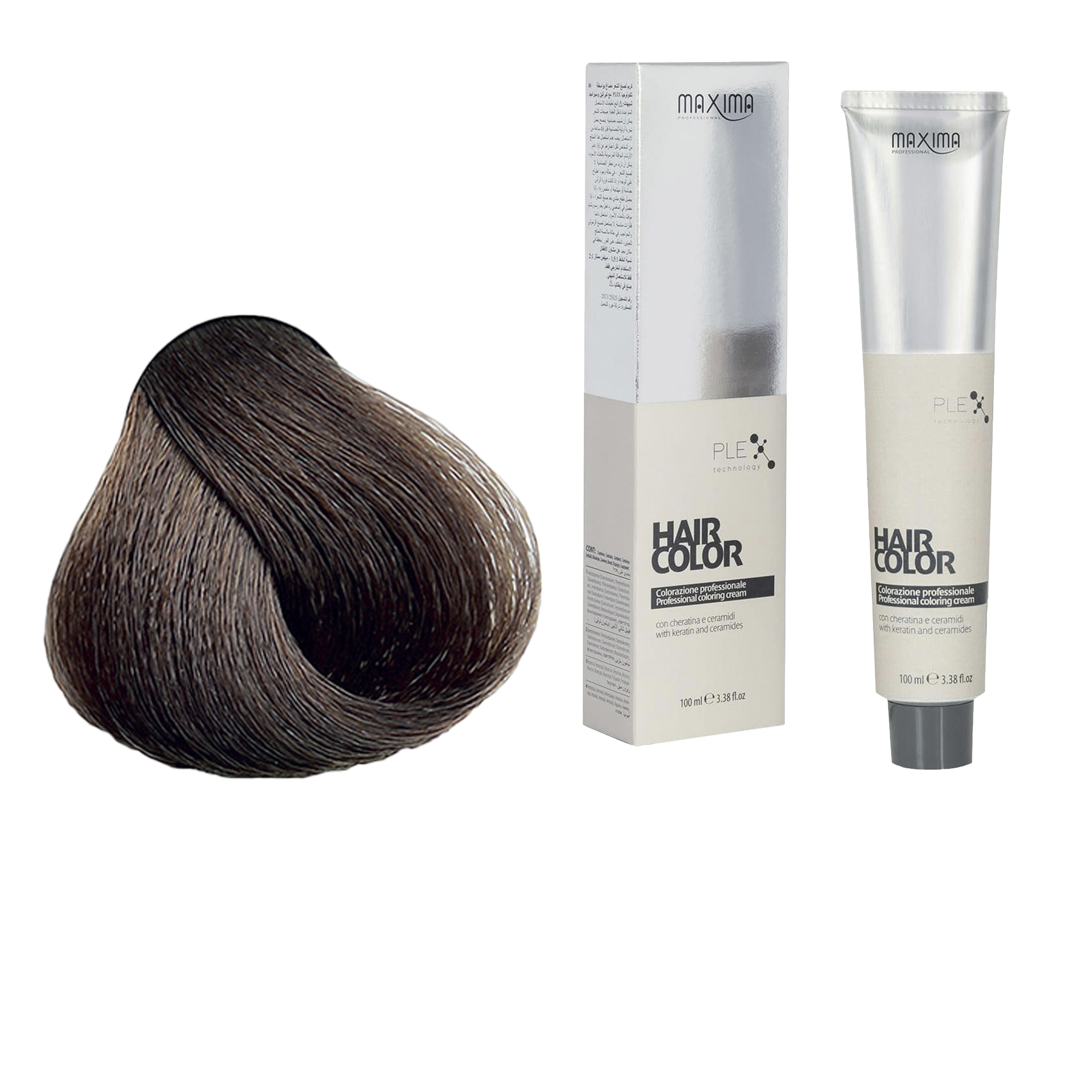 Vopsea profesionala de par, 6 Blond inchis, MAXIMA, 100ml