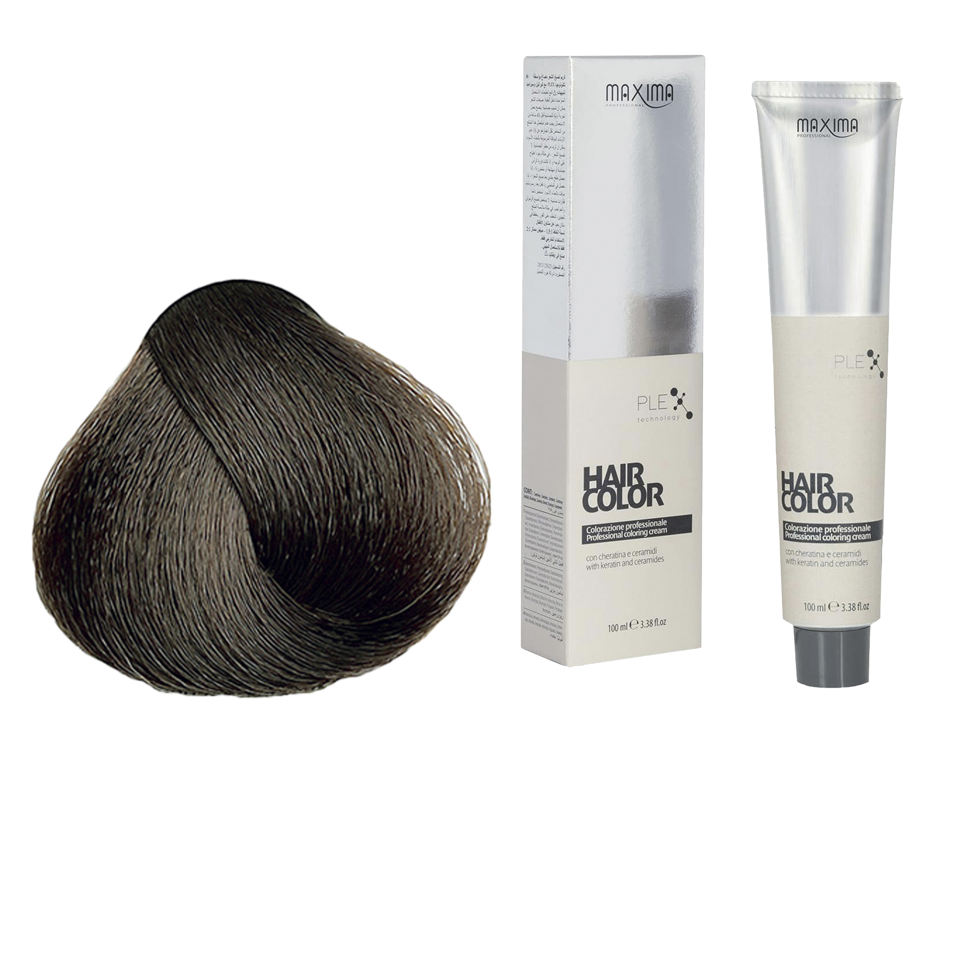Vopsea profesionala de par, 6.0 Blond inchis intens, MAXIMA, 100ml