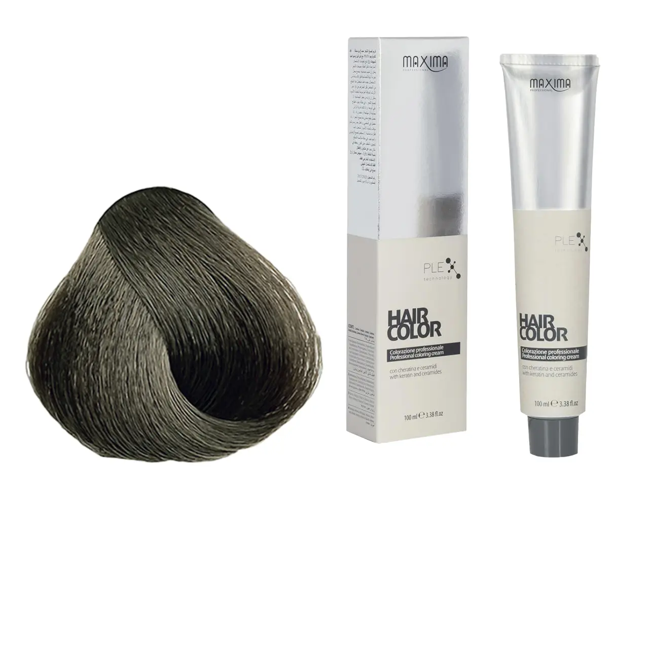 Vopsea profesionala de par, 6.01 Blond inchis rece, MAXIMA, 100ml