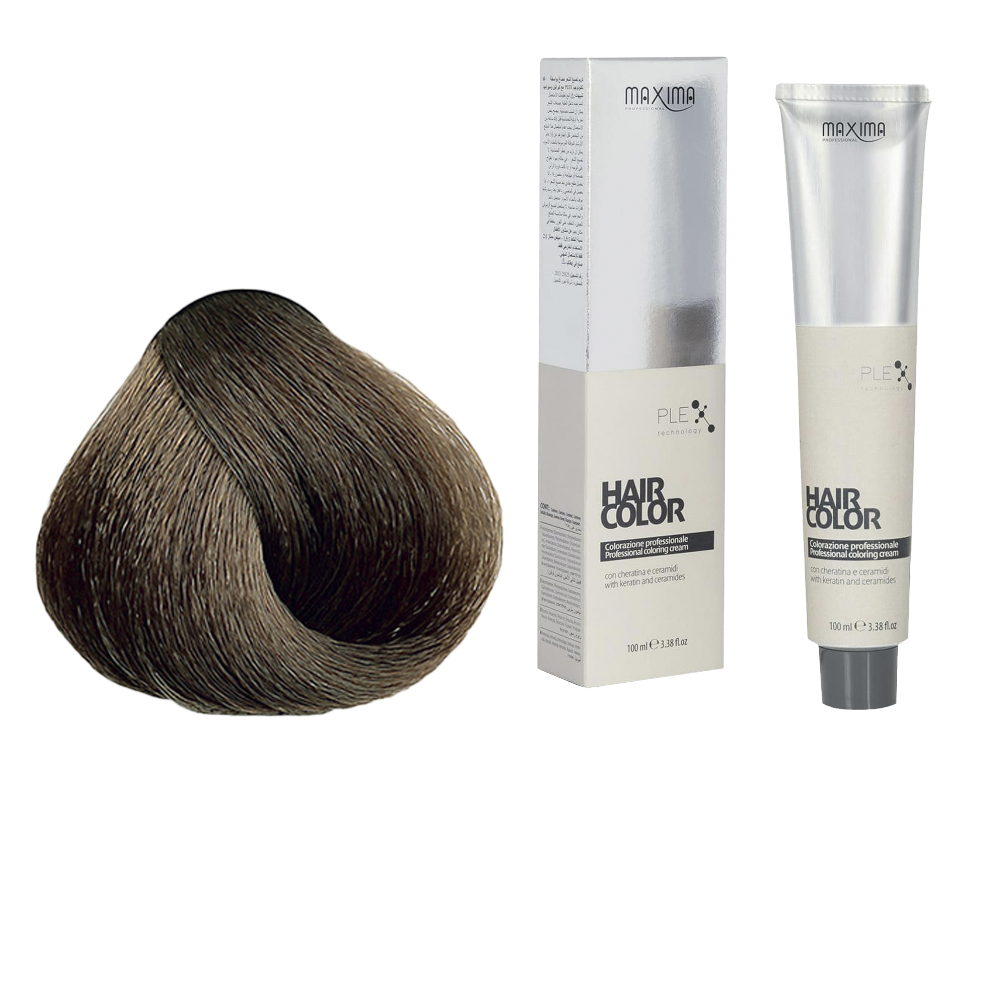 Vopsea profesionala de par, 7.0 Blond intens, MAXIMA, 100ml