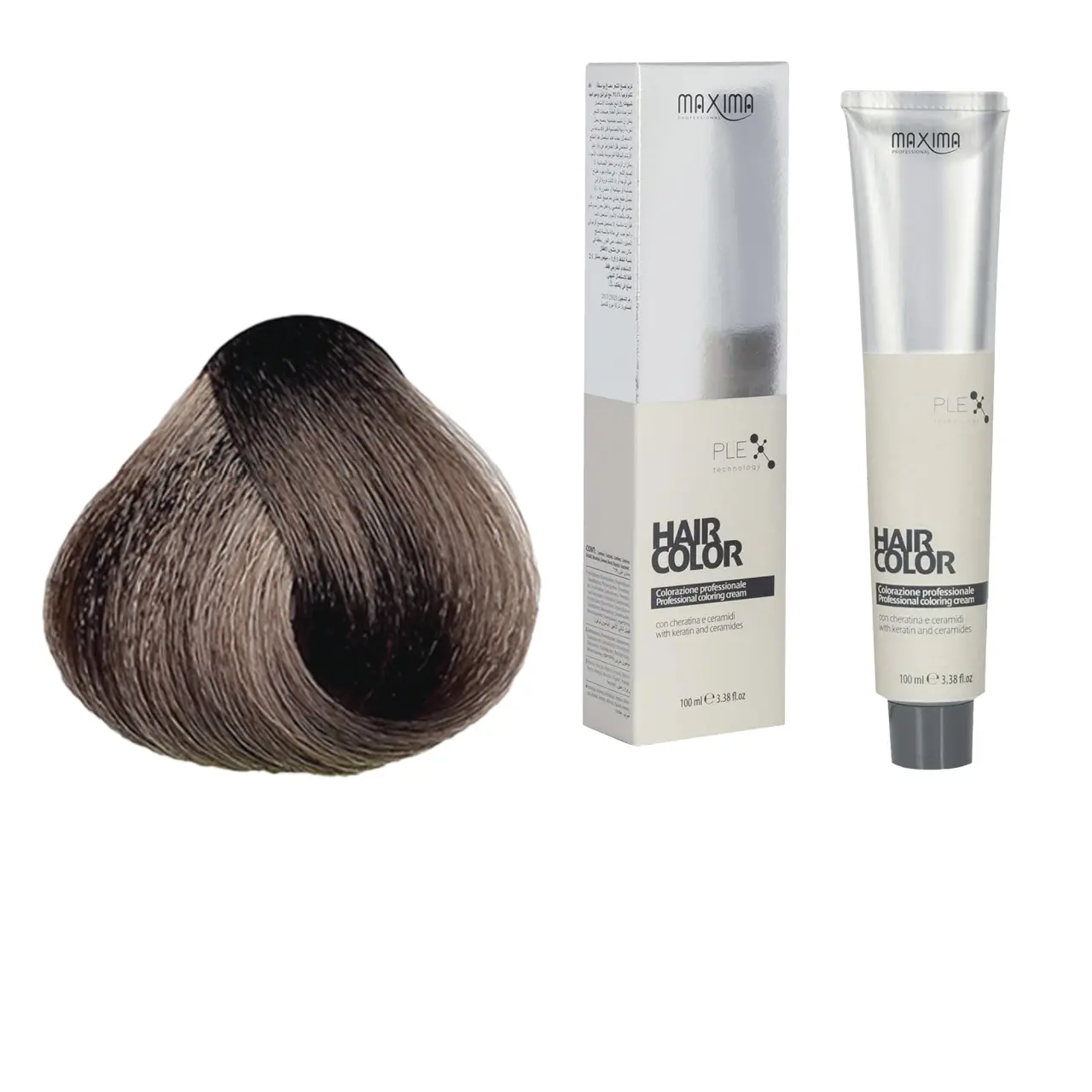 Vopsea profesionala de par, 7.7 Blond nisipiu, MAXIMA, 100ml
