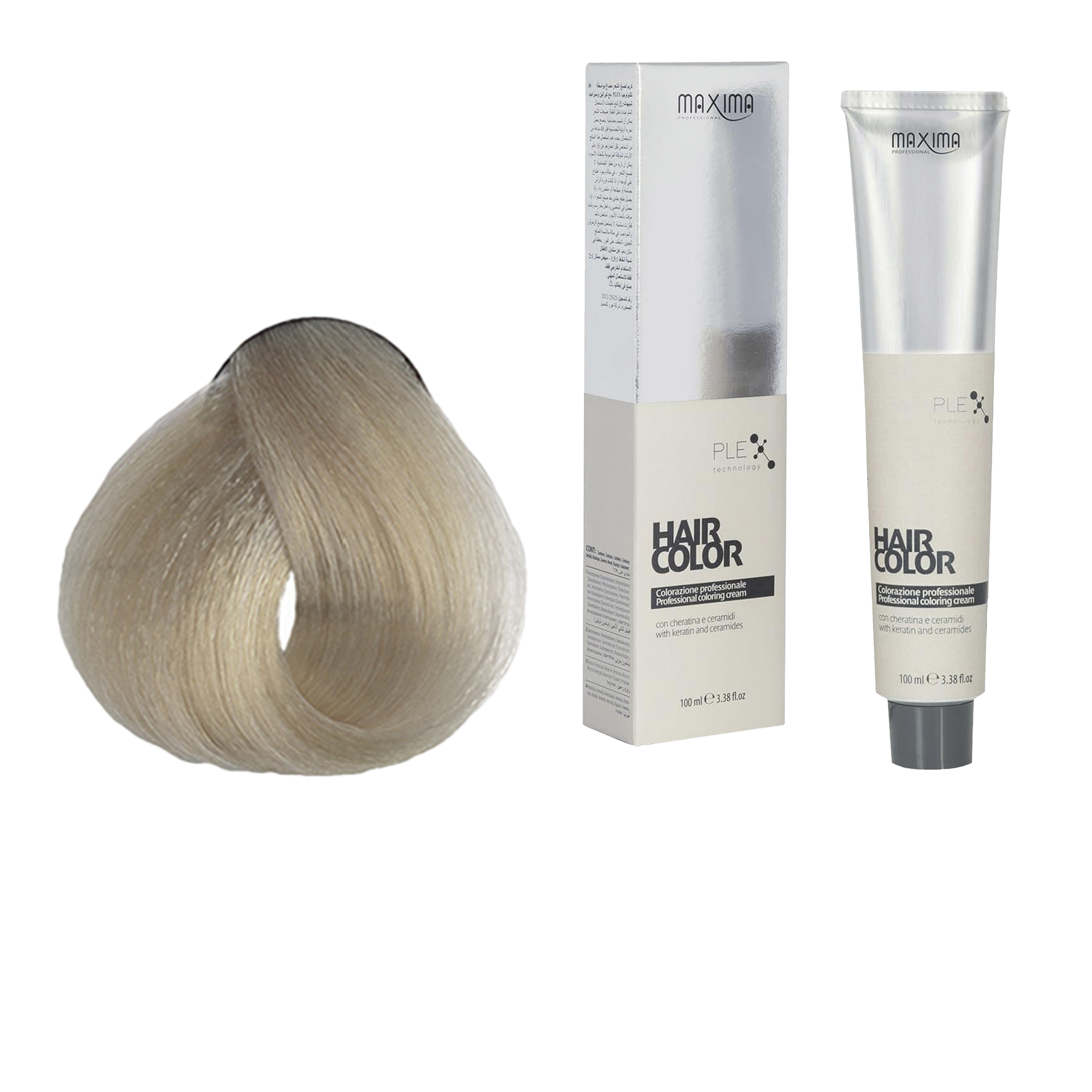 Vopsea profesionala de par Maxima, 900 Decolorant - Natural, 100 ml