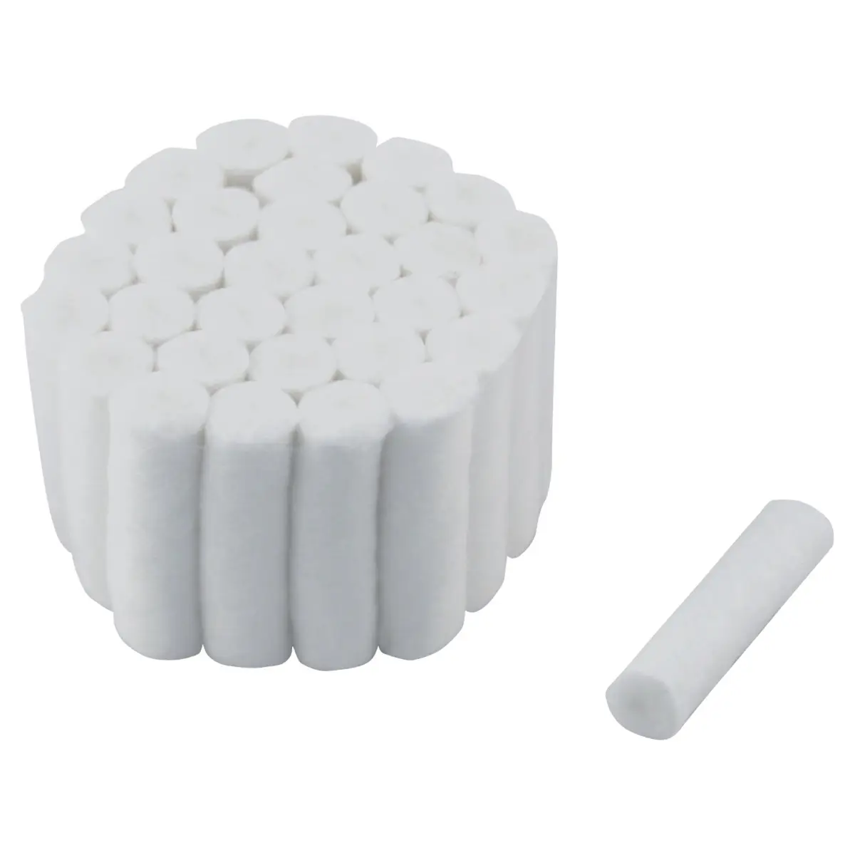 Rulouri stomatologice bumbac, PRIMA, absorbante, autoclavabile, Nr. 1, 37x8mm, 500 bucati