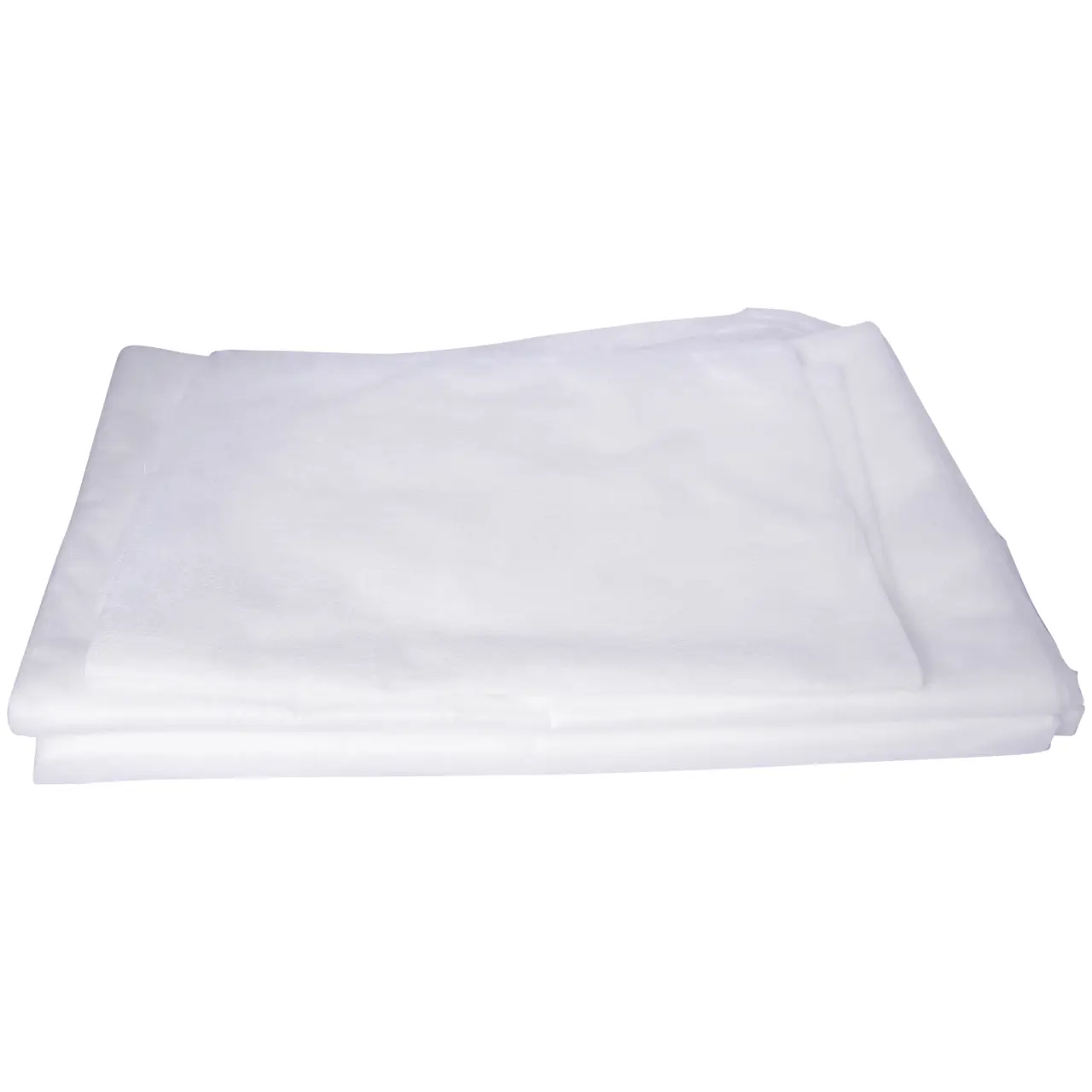 Lenjerie pat unica folosinta, PRIMA, 200x160 cm, alba, set, netesut, 23 g/mp, pentru spitale, spa, salon