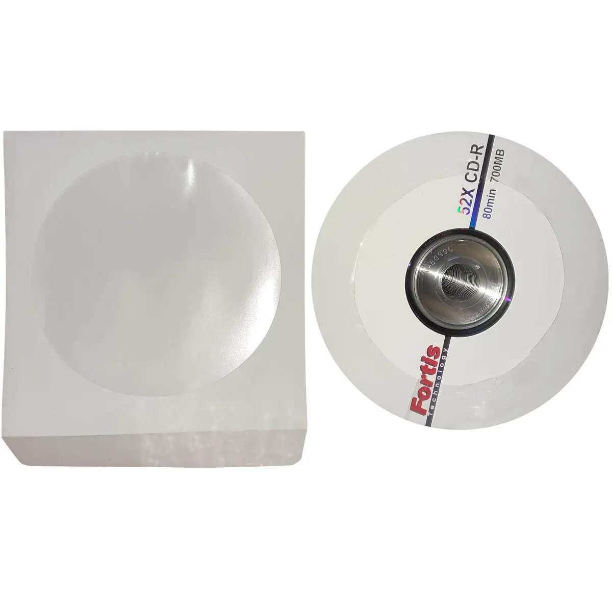 CD printabil CD-R 52X 700MB 80min, alb, 100 bucati