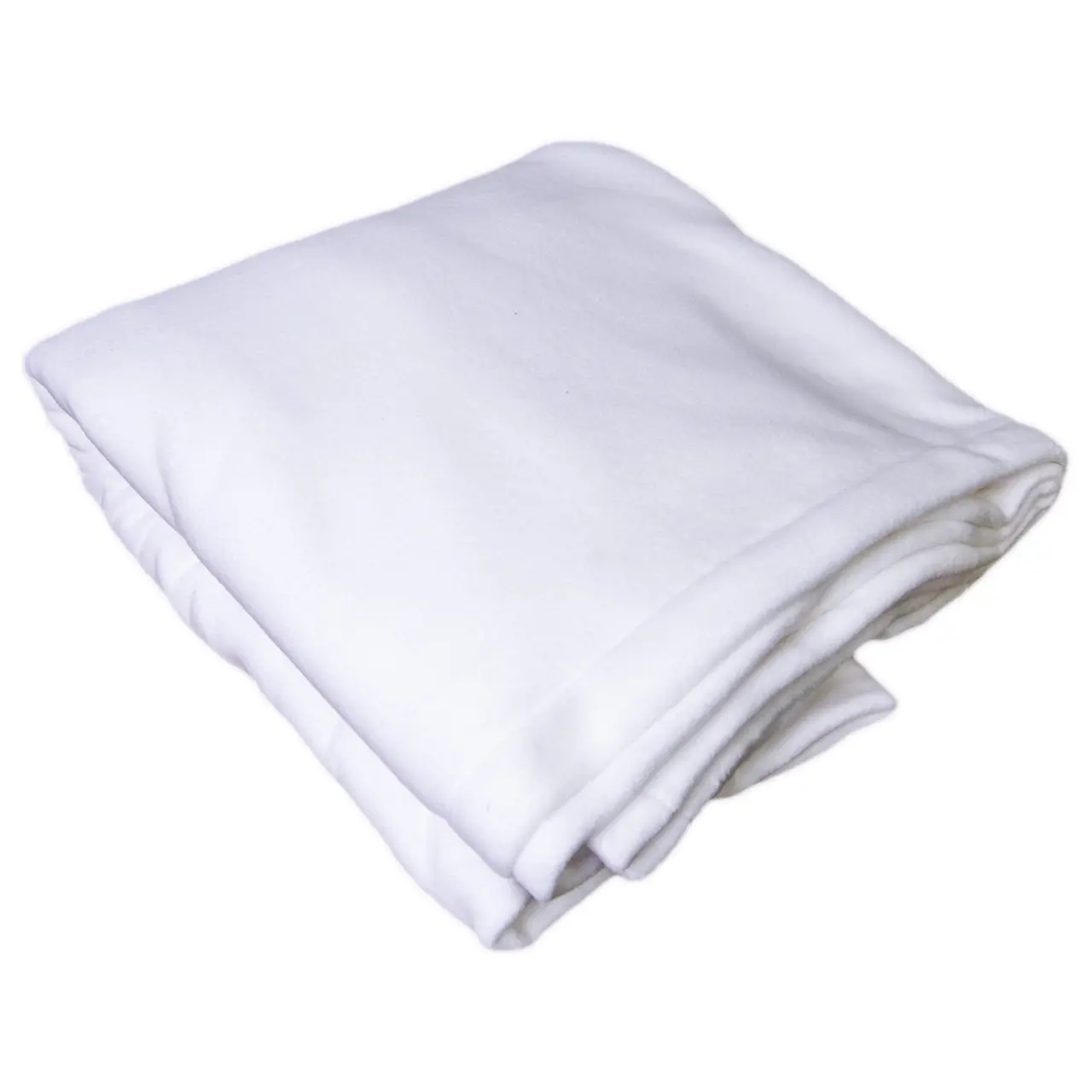 Patura pufoasa polar fleece, PRIMA, 150x200cm, alba