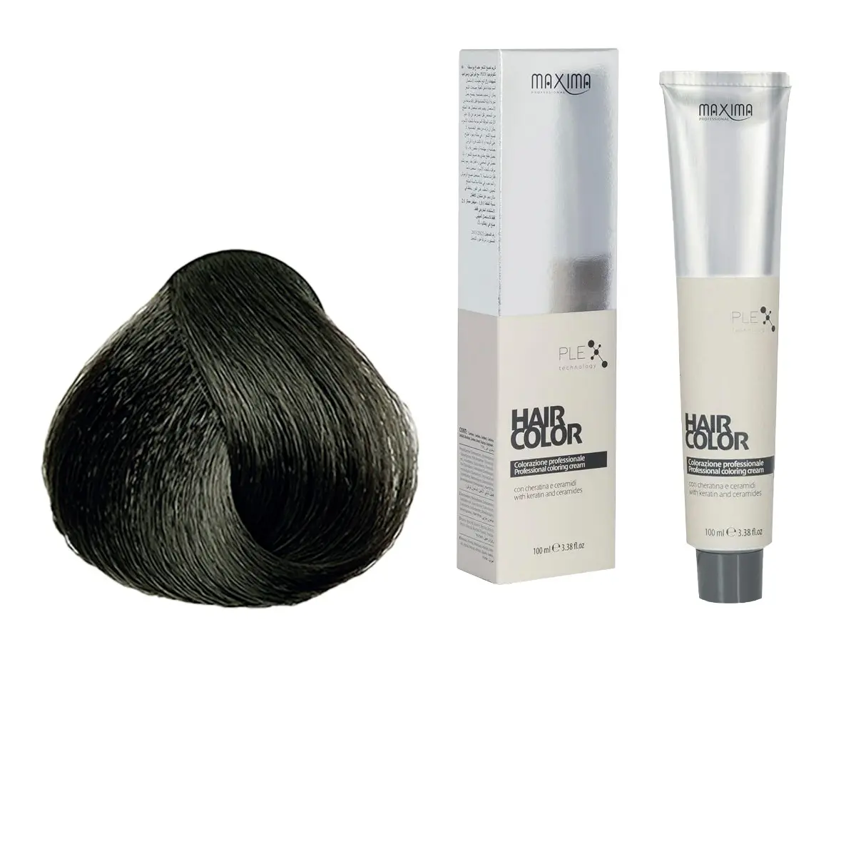 Vopsea profesionala de par, 4.01 Saten rece, MAXIMA, 100ml