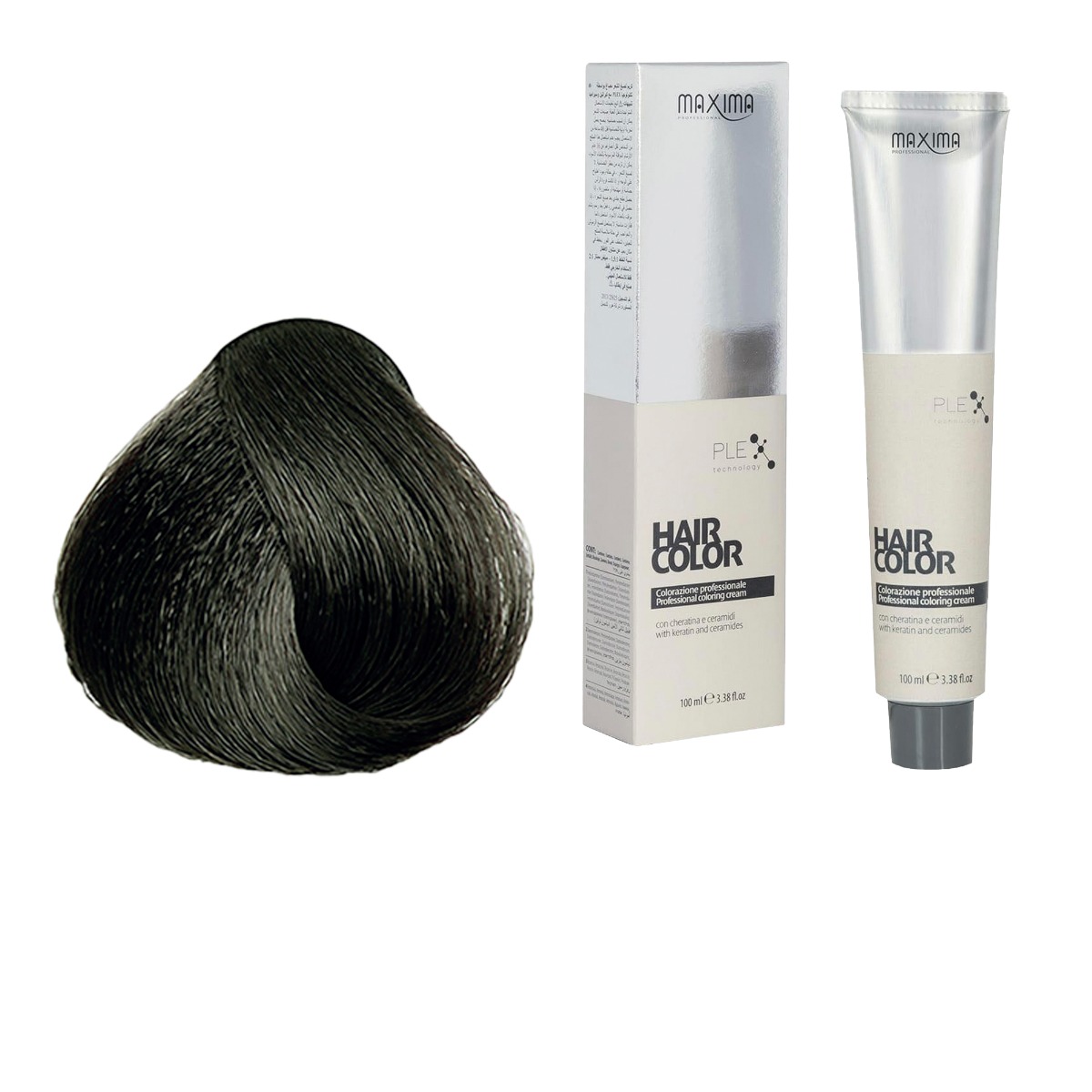 Vopsea profesionala de par, 4.01 Saten rece, MAXIMA, 100ml