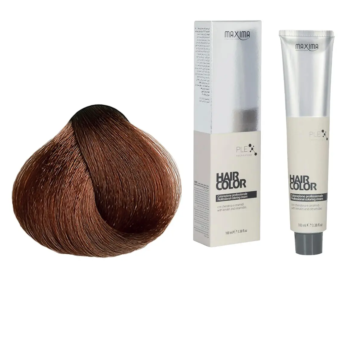 Vopsea profesionala de par, 6.4 Blond aramiu inchis, MAXIMA, 100ml