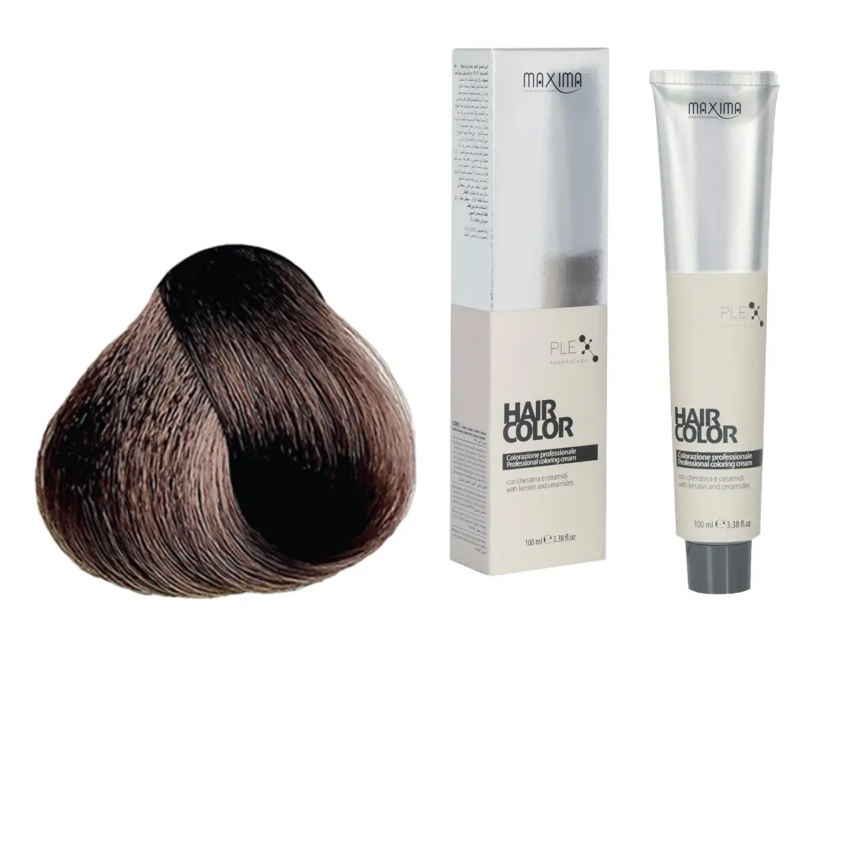 Vopsea profesionala de par, 6.7 Blond nisipiu inchis, MAXIMA, 100ml