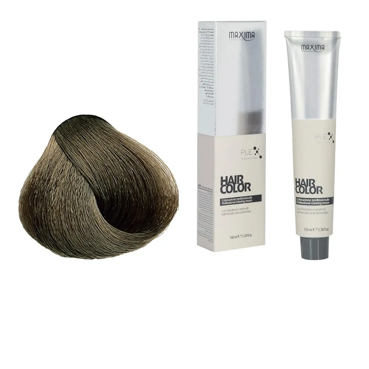 Vopsea profesionala de par, 7.01 Blond rece, MAXIMA, 100ml