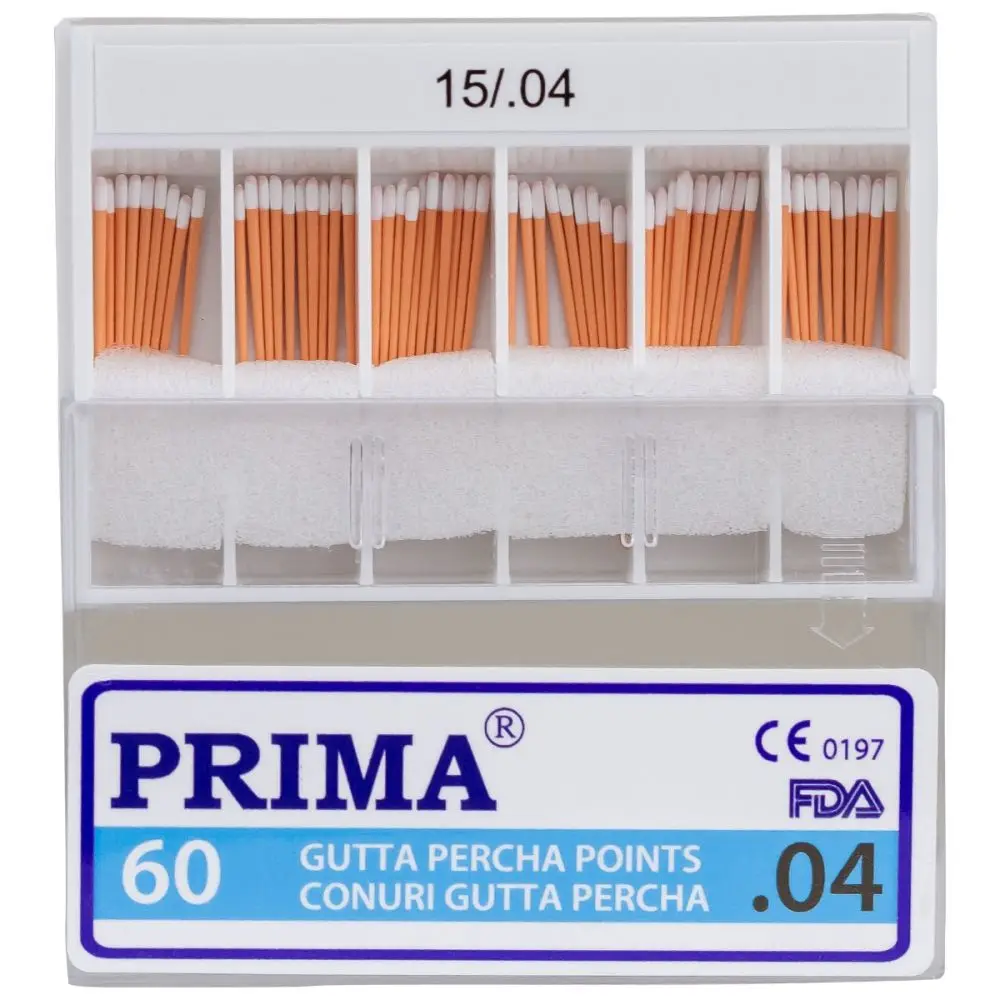 Conuri Gutaperca .04, PRIMA, nr.15-40, diverse culori, 60 bucati